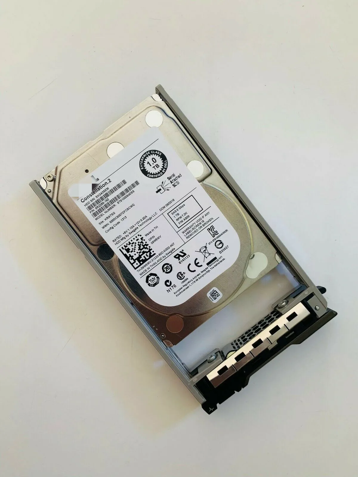  HDD, SAS 09W5WV ST91000640SS, 9W5WV, 1TB, 6 G/S, 7.2K, 2.5 ġ
