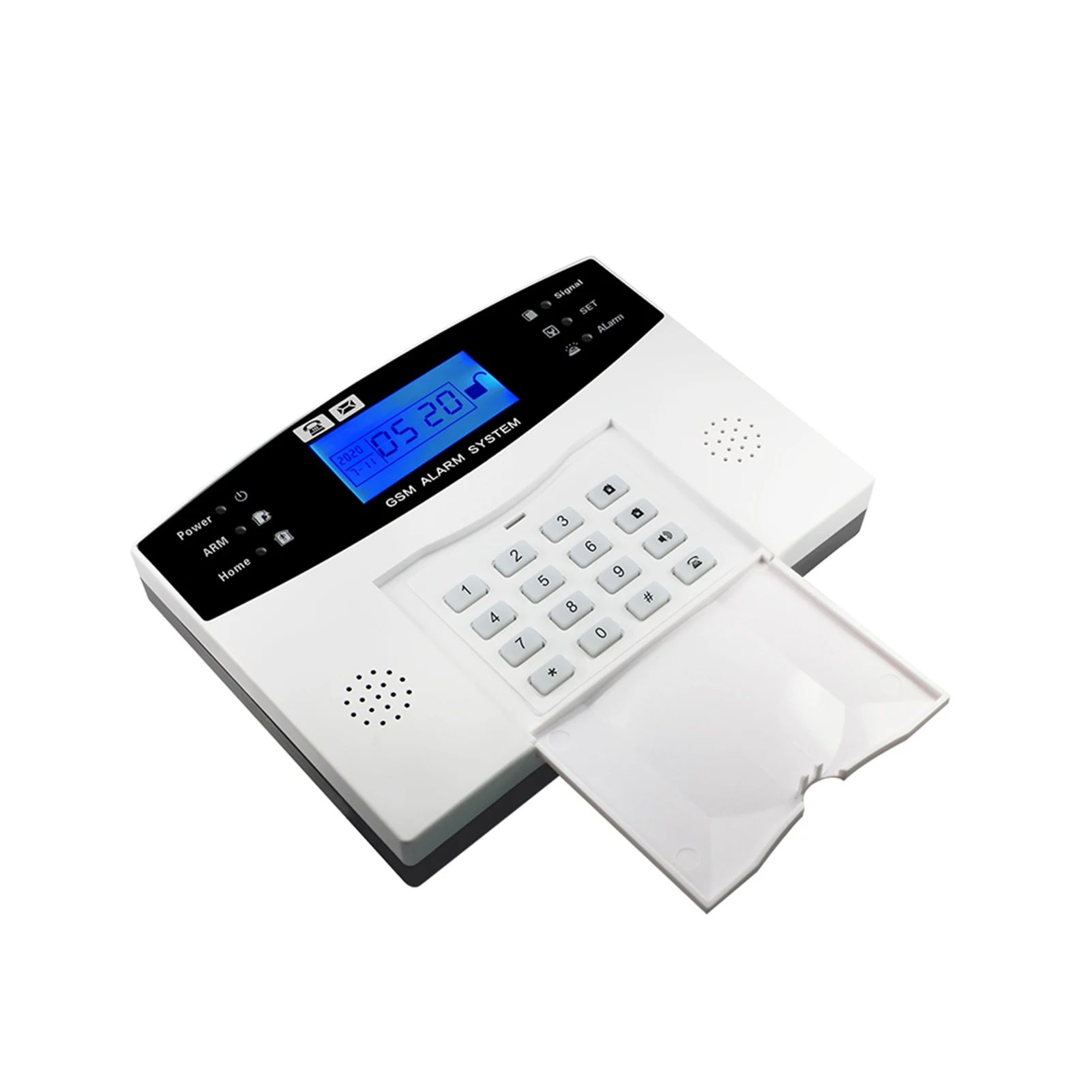 WiFi GSM Alarm System Tuya Smart Home LCD Display Security Alarm Support Two-way Voice Intercom