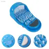 Shower Foot Scrubber Massager Cleaner Spa Exfoliating Washer Wash Slipper Tools Bathroom Bath Foot Brushes Remove Dead Skin 1pc 3