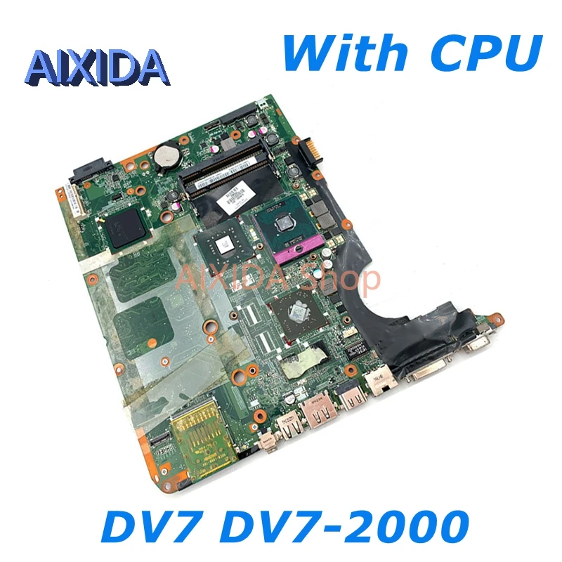 

Материнская плата AIXIDA 516292-001 DAUT3DMB8D0 для HP Pavilion DV7, материнская плата для ноутбука HD4500 GPU PM45 DDR2 с полным тестированием ЦП