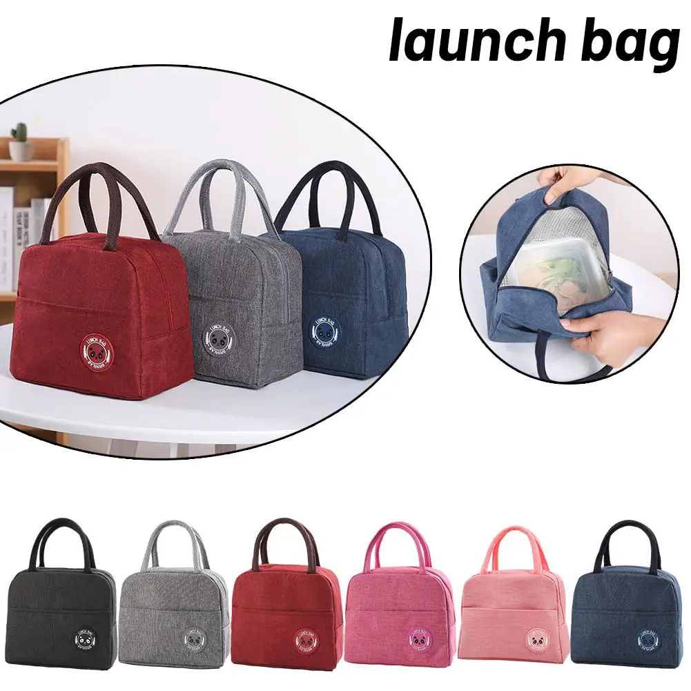 Portable Cooler Bag Ice Pack Lunch Box Insulation Package Insulated Thermal Food Picnic Bag Pouch For Kid Children Gift A2L0