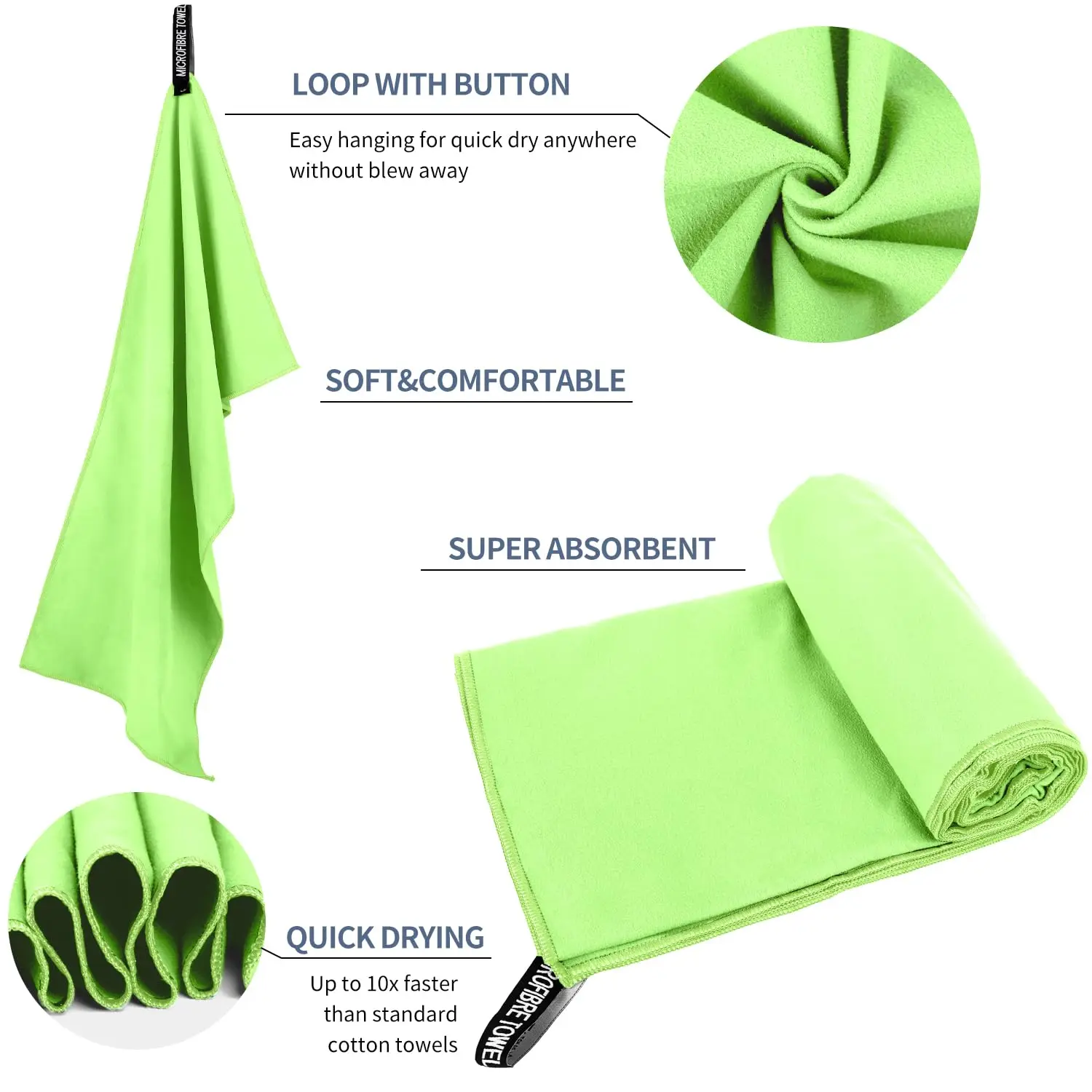 Quick-Dry Microfiber Sports Towel 3