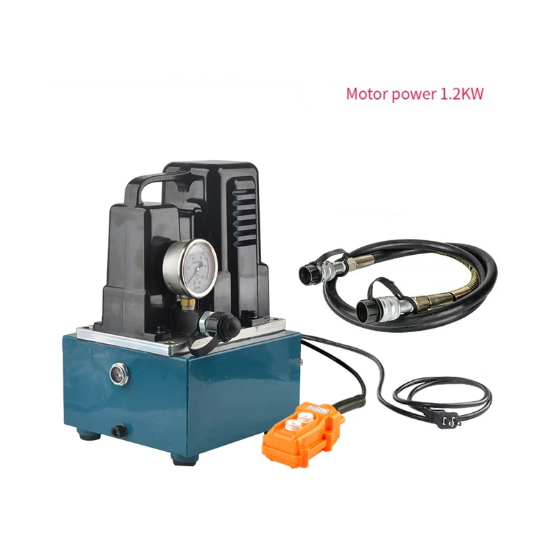 

3L 220V 1200W High-Voltage Electric Pump Manual/Foot Switch Electric Hydraulic Pump Hydraulic Station QQ-700 2m Oil Pipe