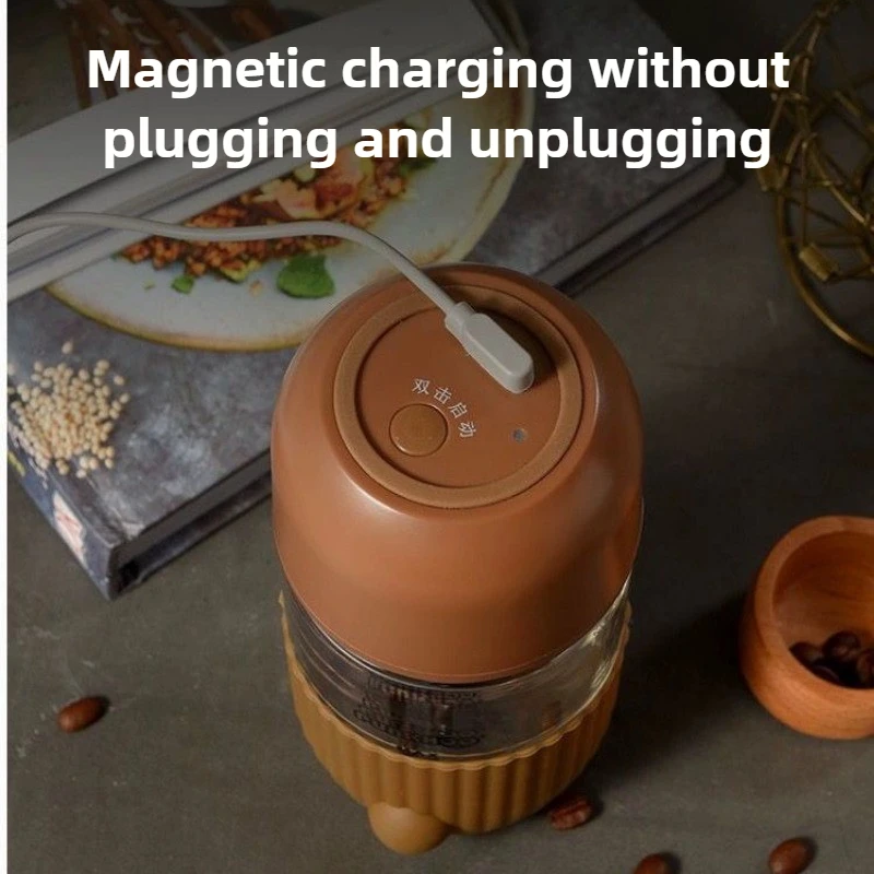 Automatic Grinding Integrated Coffee Machine Portable Multi-function Capsule Coffee Machine High Temperature Glass Household