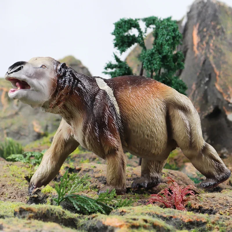 模擬先史時代のベヒモス置物動物フィギュアおもちゃ絶滅生物
