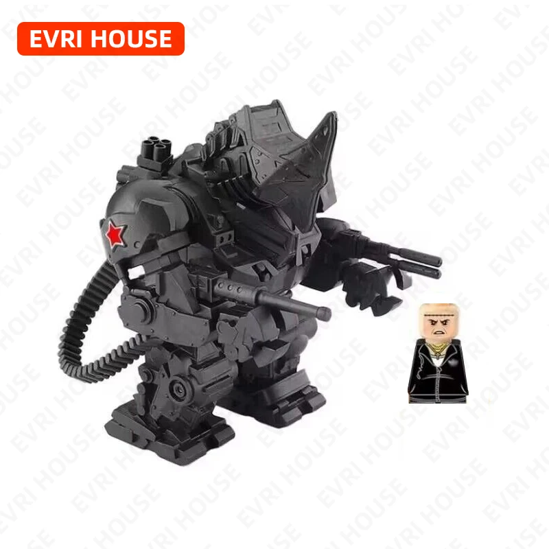 

Movie Series Rhino Mini Action Figures Bricks Assembly Building Blocks Toys for Children X01
