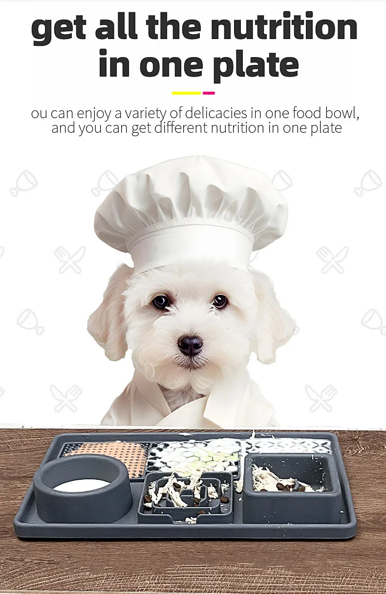 Title 3, Multifunction Pet Slow Feeder Bowls Dog Licking...