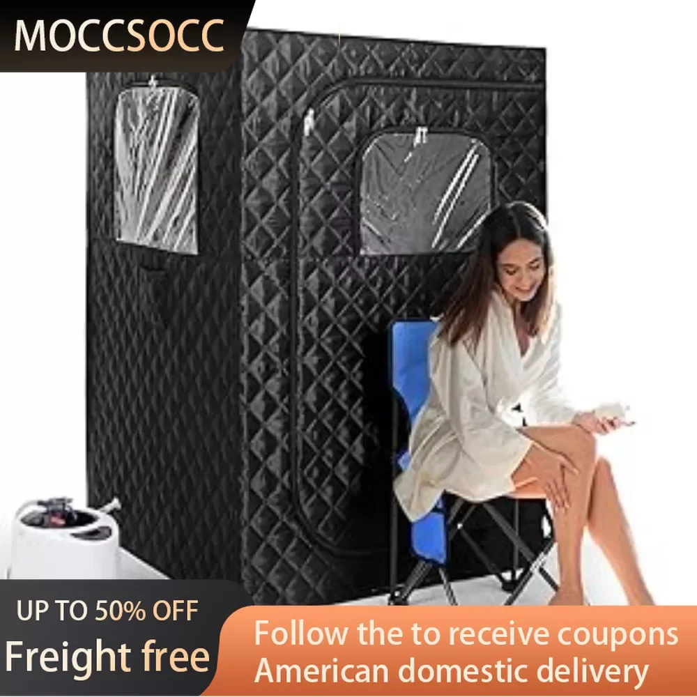 

Sauna for Home Full Body Personal Sauna Steam Sauna Tent at Home Spa with 2.6L 1000W Steam Generator Freight free