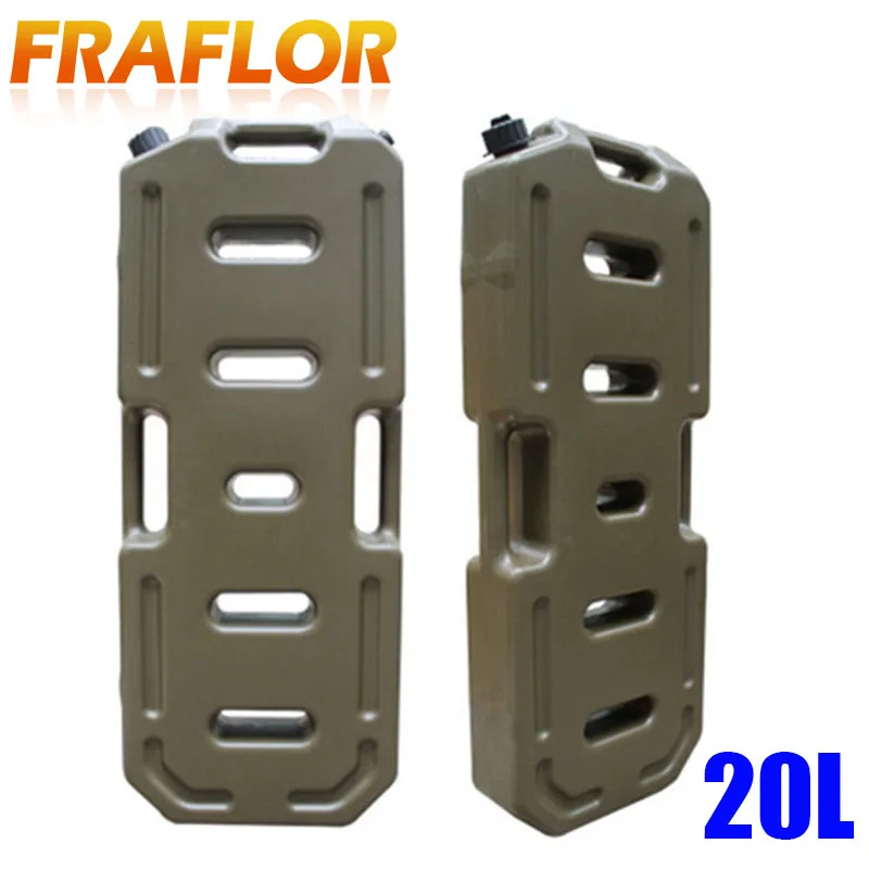 20L Litre Petrol Jerry Cans Plastic Motorcycle Gasoline Fuel Tank Mount Lock 5 Gallon Gas Can Petrol Jerrycan Jerrican Container