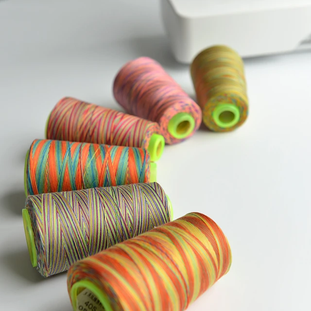 Hilos de coser de poliéster, hilo para máquina de coser Industrial, 40S/2,  1500Y - AliExpress