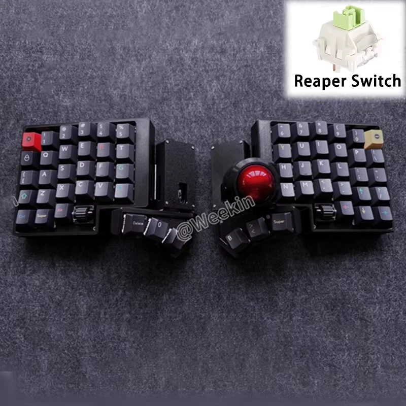 Weekin CCK-BALL スプリットキーボードクロスデュアルノブ調整可能な