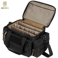 ONETIGRIS Tactical Range Bag Molle System Outdoor Hunting Accessory Nylon Gun Case Pack Pistol Tools Shoulder Bag Sniper Black 1