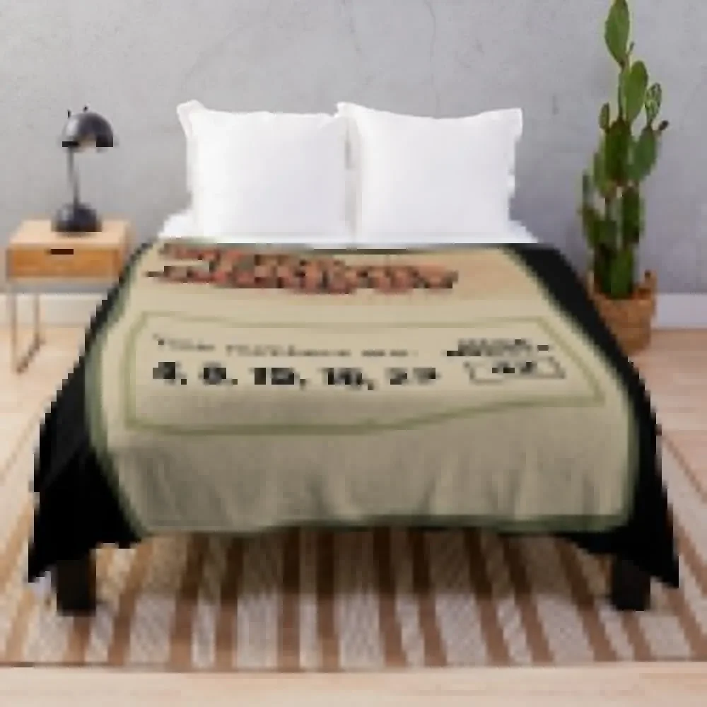 

Лотерейный билет для потери, одеяло, модные диваны, фланелевые одеяла