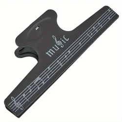 Sheet Music Clip Holder - Secure Sheet Music for Piano, Guitar, Violin & More Instruments (1PC)