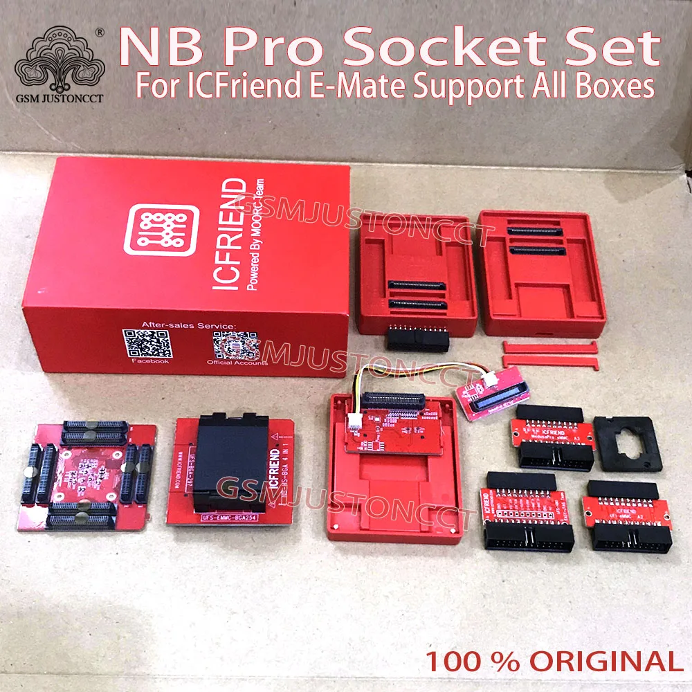 Разъем NB-Pro для ICFRIEND E-mate EMMC и UFS BGA254 BGA297 поддержка Easy-jtag box Medusa riffv2 разъем ICFRIEN |