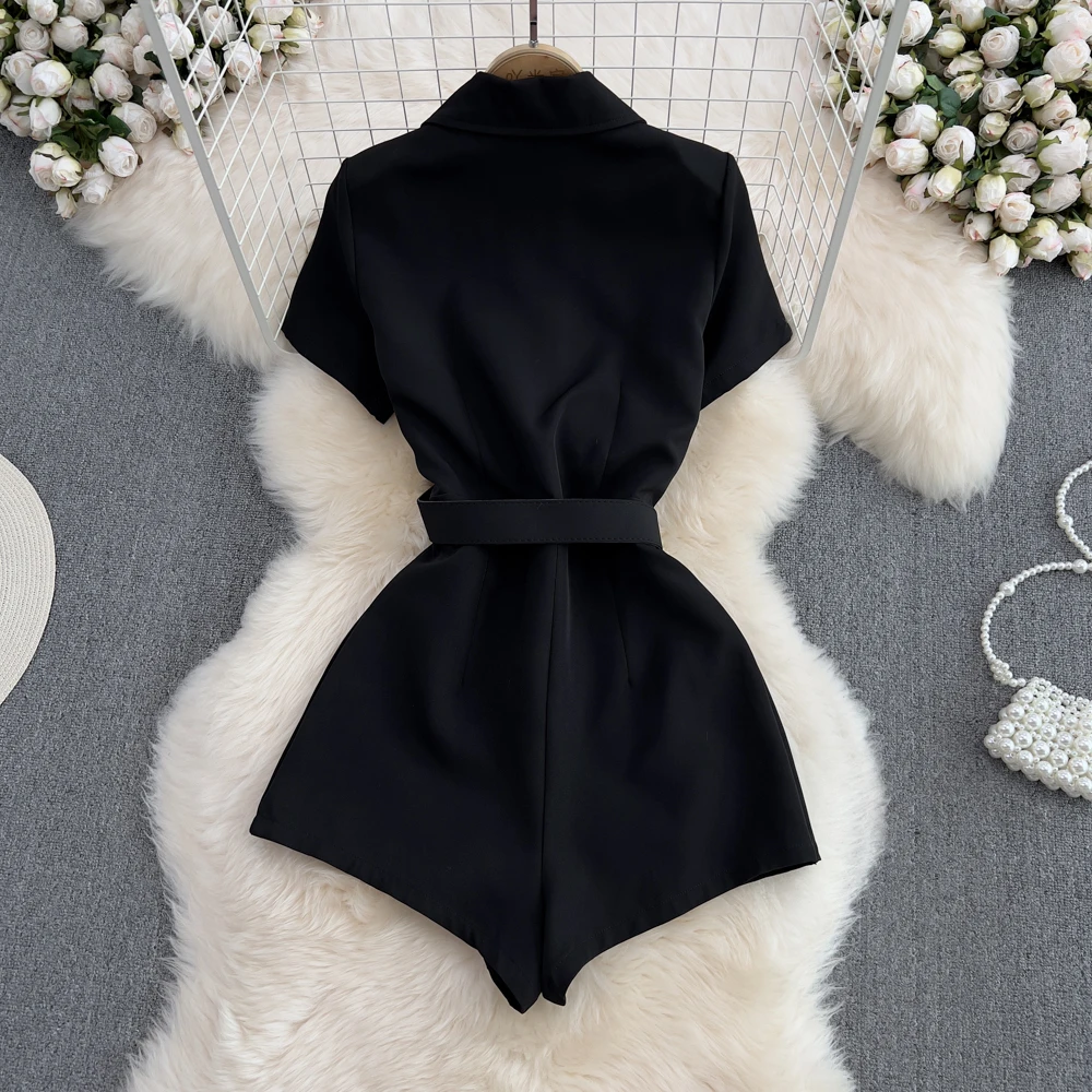 Jumpsuit Shein Monos Cortos Jumpsuit Corto Monos Cortos De Mujer - Main Image