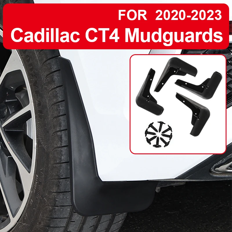 

Аксессуары для Cadillac ATS CT4 CT5 2013-2023, брызговики из ТПЭ, оригинальный дизайн, защита от снега и песка