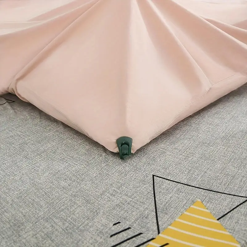 4Pcs 침대 시트 홀더 클립 강력한 그립 논슬립 조절 가능한 고정 장치 매트리스 이불 커버 코너 침실 정리 액세서리