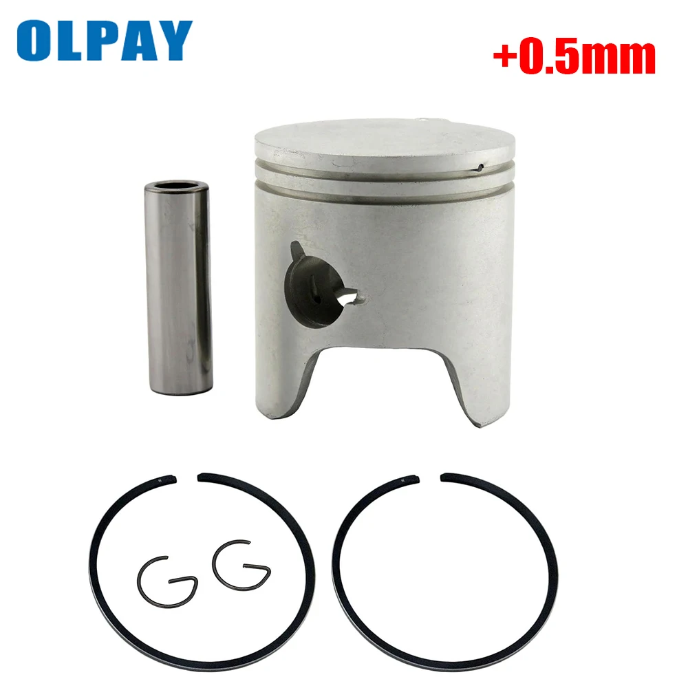 

6H4-11636-01 Piston set (0.50Mm O/s) for yamaha outboard 2 Stroke 25HP 40HP 50HP 67.5MM 6H4-11636 6H4-11636-01-00 boat engine pa