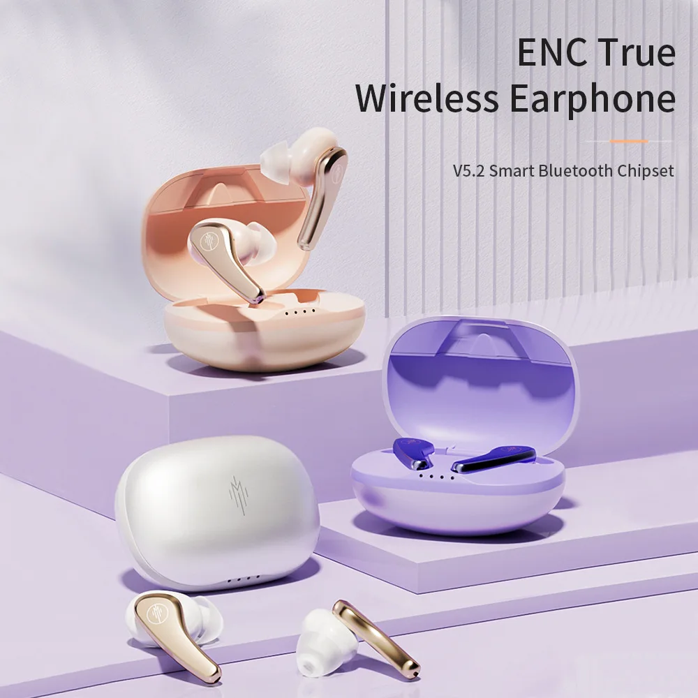 

TWS M9 ENC настоящие беспроводные наушники V5.3 Bluetooth наушники с шумоподавлением и тяжелыми басами спортивные водонепроницаемые наушники с сенсорным управлением