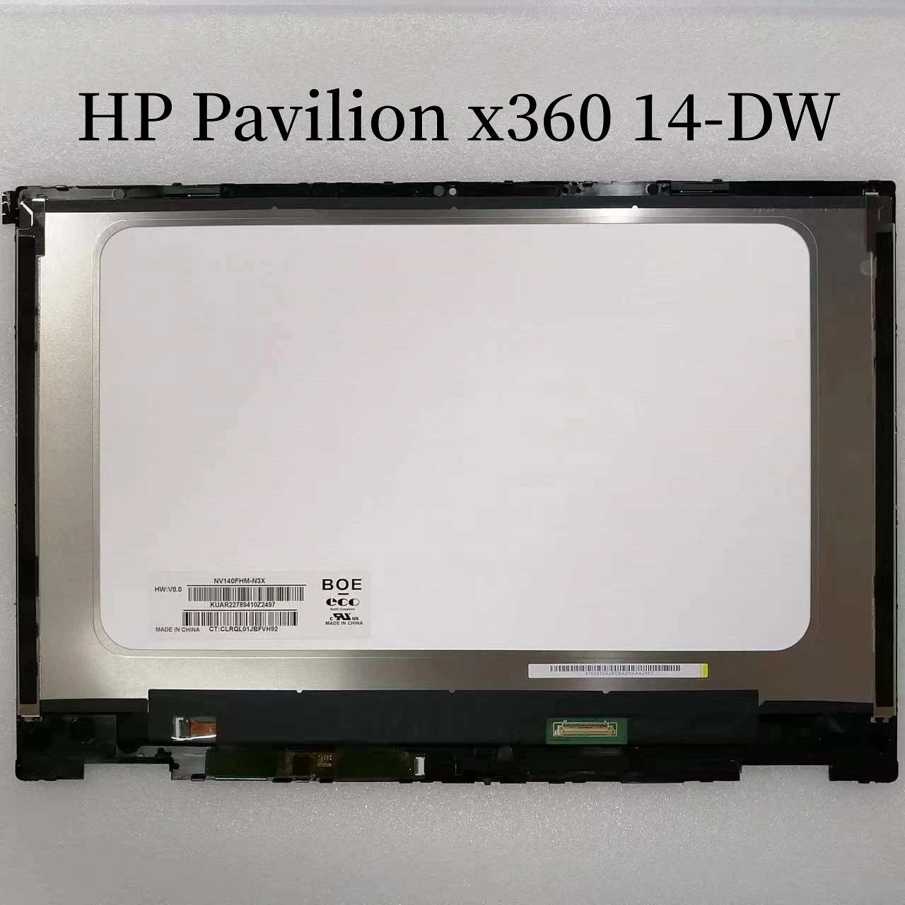 

Для ноутбука HP Pavilion x360 14-DH 14-DW 14M-DW, сенсорный экран, дигитайзер, ЖК-дисплей в сборе, запасная деталь