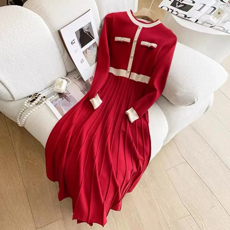 Vest Dress Long-Sleeved Top Set Dress Autumn/Winter A66 main image 0