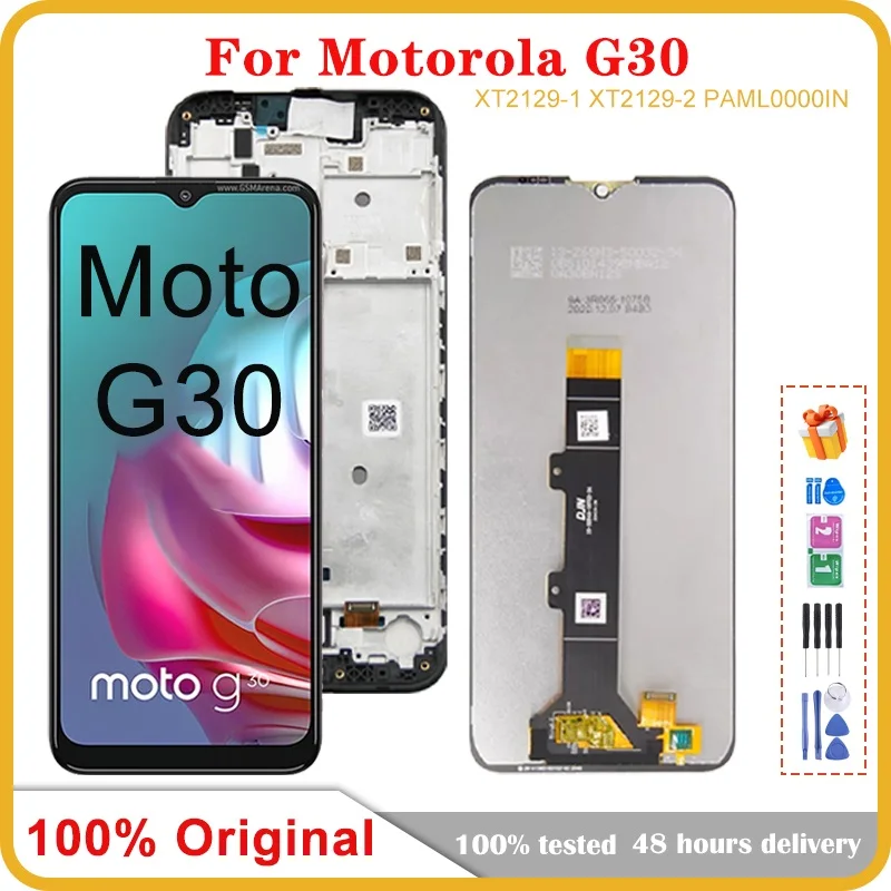 Lcd Display Touch Screen Digitizer Assembly Substituição 100 Testado Apto para Motorola Moto G30 Original