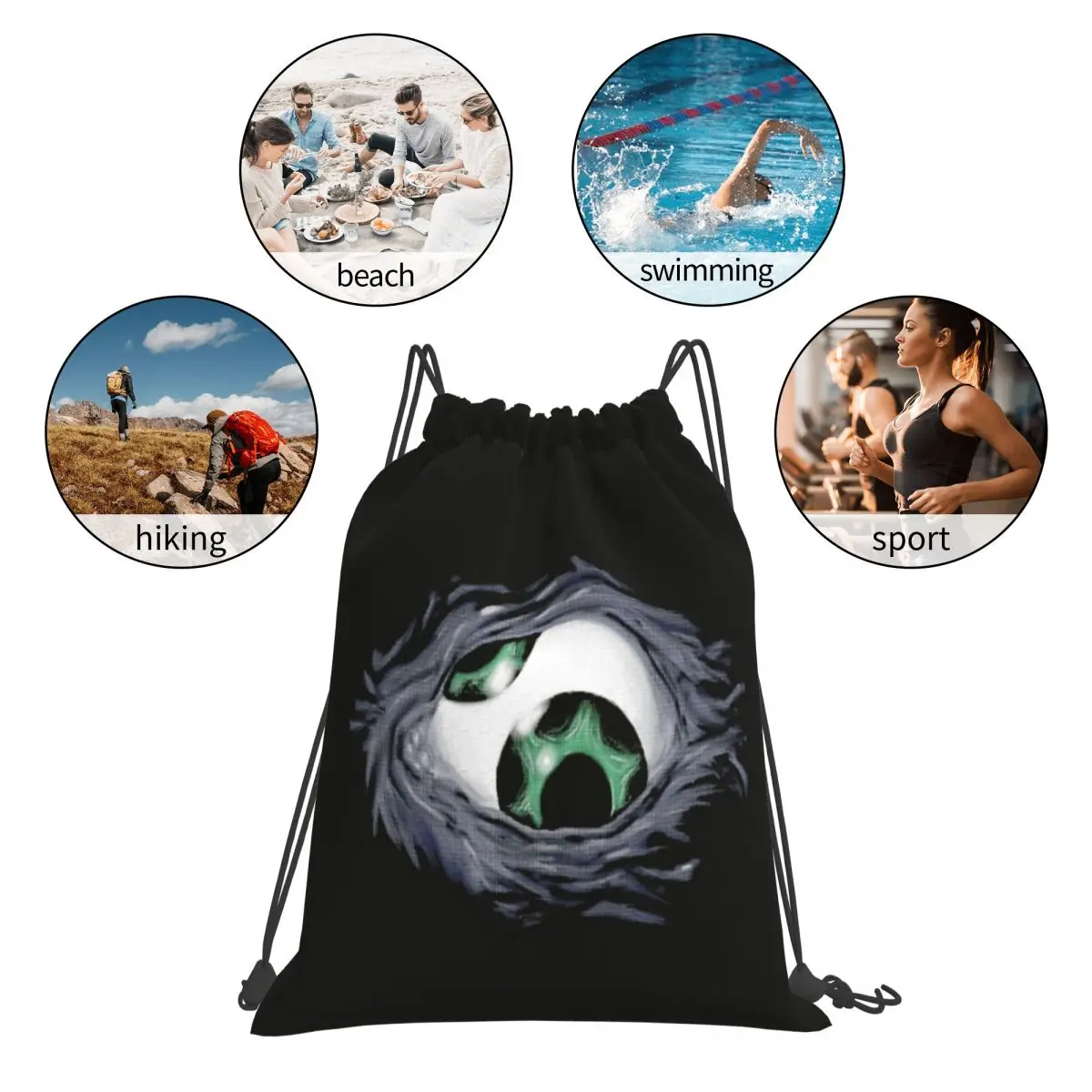 Band Aenima Eyes Drawstring Bag Backpack kids bag drawstring bag camping backpack drawstring bag