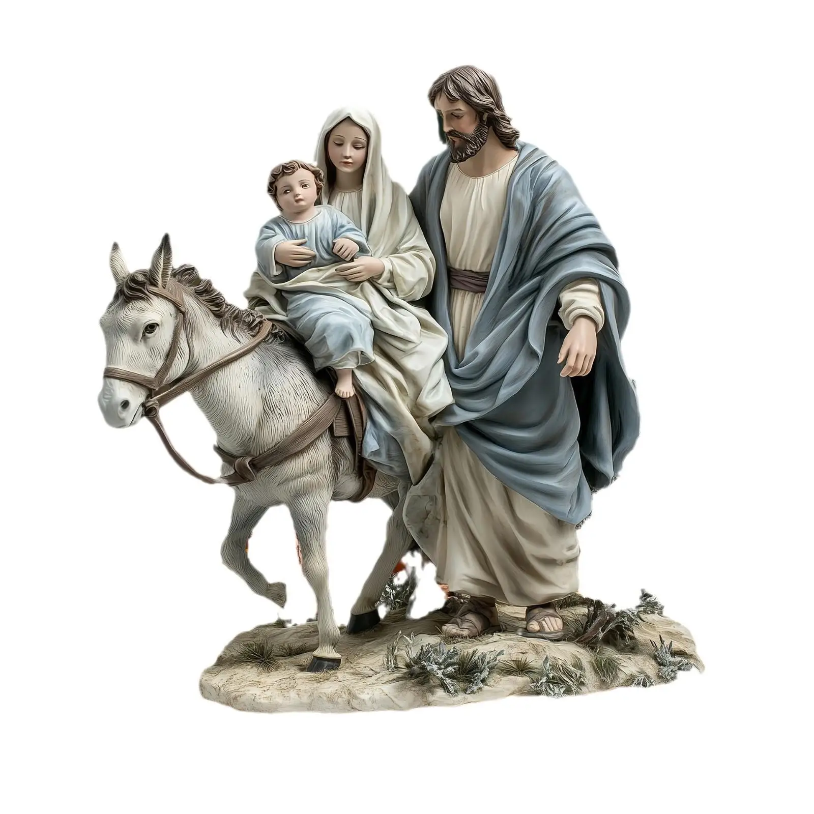 Holy Family Nativity Scene Christmas Decoration Stakes Patio Holidays Yard Party Decorative Creative Outside Ornament Yard Sign