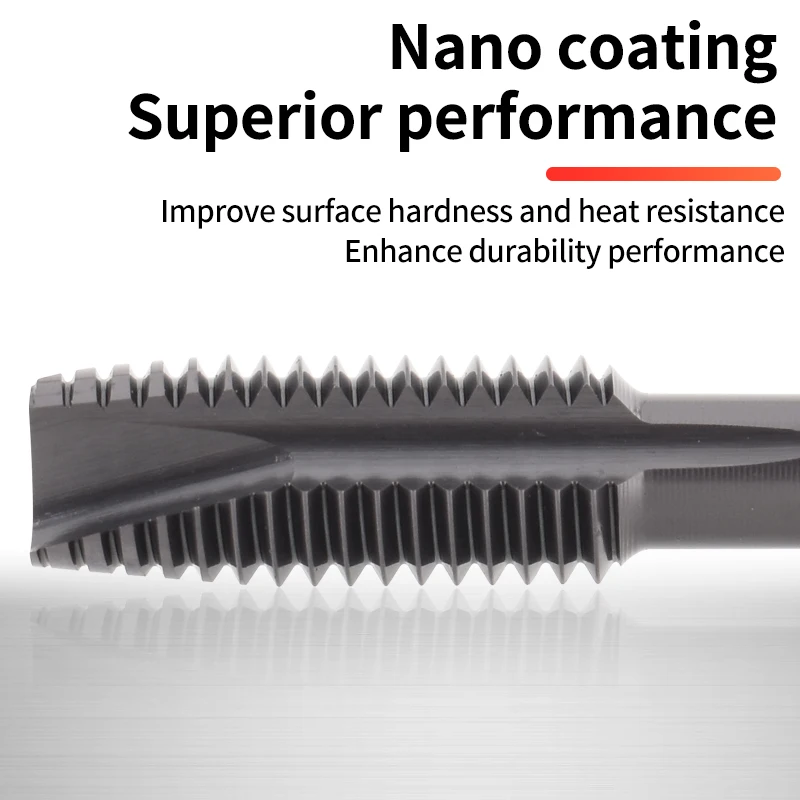 HSSE-PM JIS Standard Spiral Pointed Tap M1 M3 M4 M5 M6 M8 M10 M12 Machine Screw Thread Tap for Stain