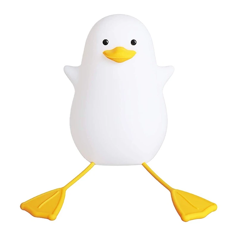 

Пингвин в темноте, праздничные подарки для девочек/мальчиков, силиконовые детские принадлежности, милый Декор для комнаты, Мягкая силиконовая лампа-кран