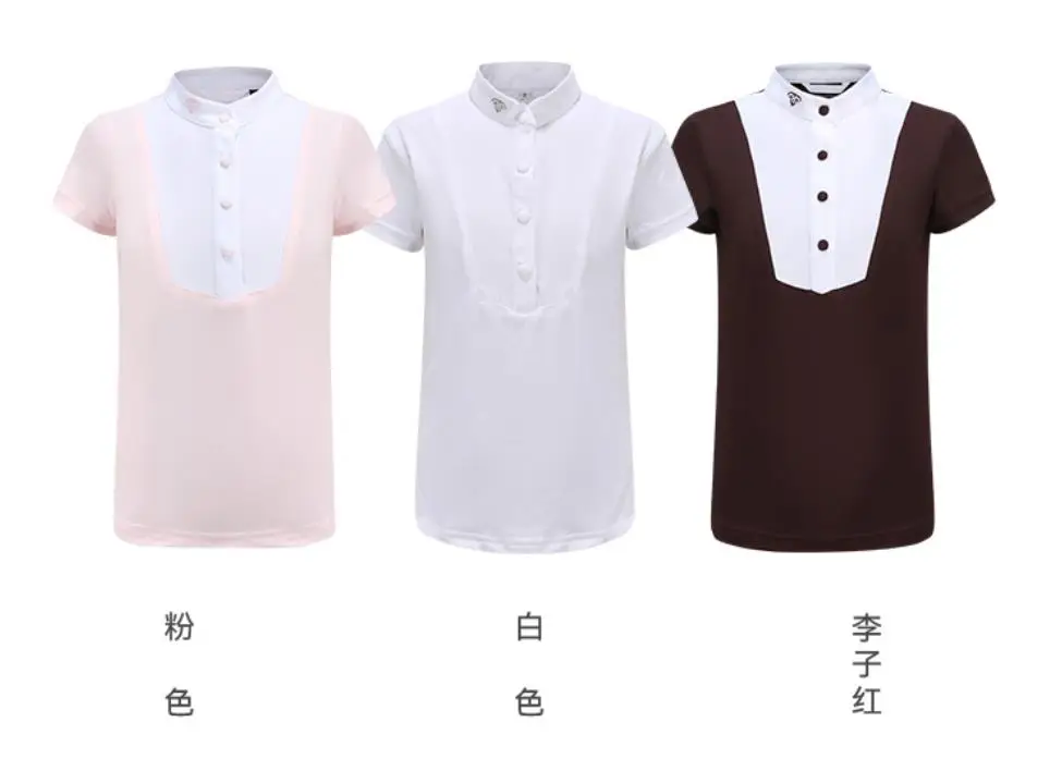 

Child Kid Horse Equestrian Riding short-sleeved shirt , UPF50+