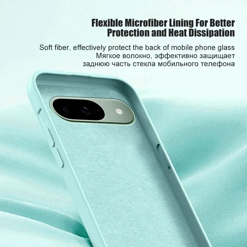 Luxury Premium Original Liquid Silicone Shockproof Slim Phone Case Cover