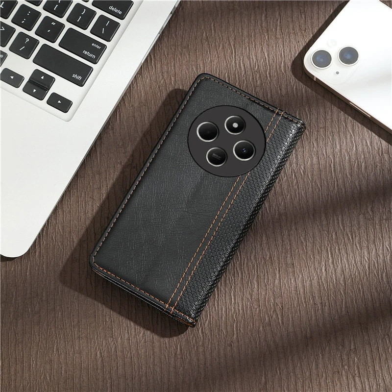 Xiaomi Redmi 14C Elegant Phone Cover - Premium Book-Style Protective Case