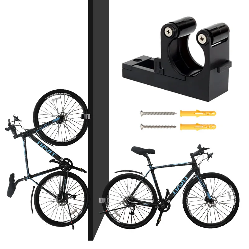 Description Picture 3 of itemBicycle Buckle Hooks MTB Road Bike Wall Holder Rack Mount Storage Support Bracket Fits 1.0-2.8 inches Tube Bicycle Parking Rack