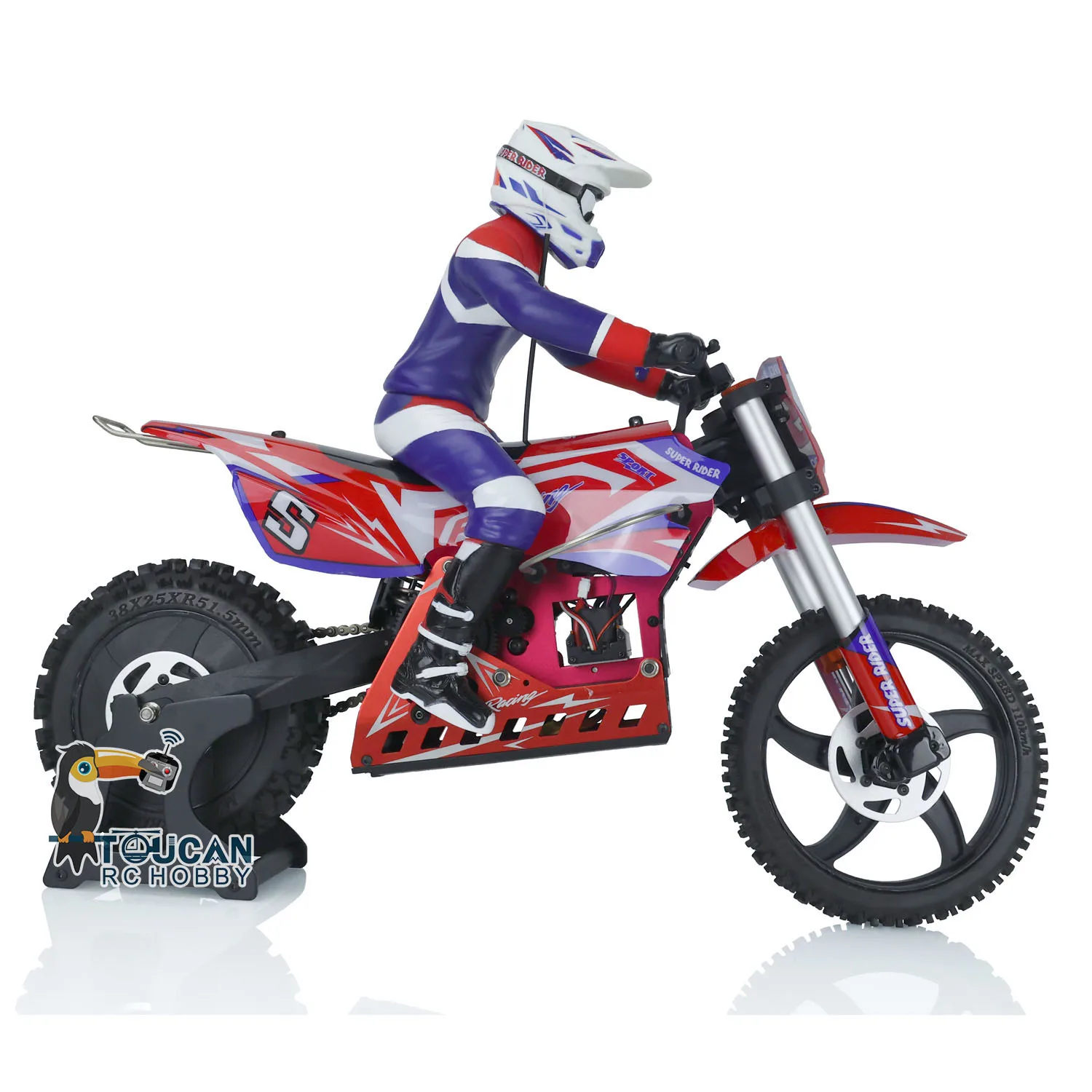 RC Super Rider RTR Sr5 motocicleta roja Skyrc 1/4 Control remoto FS GT2 cargador de batería de motocicleta modelo juguete para regalo TH02600