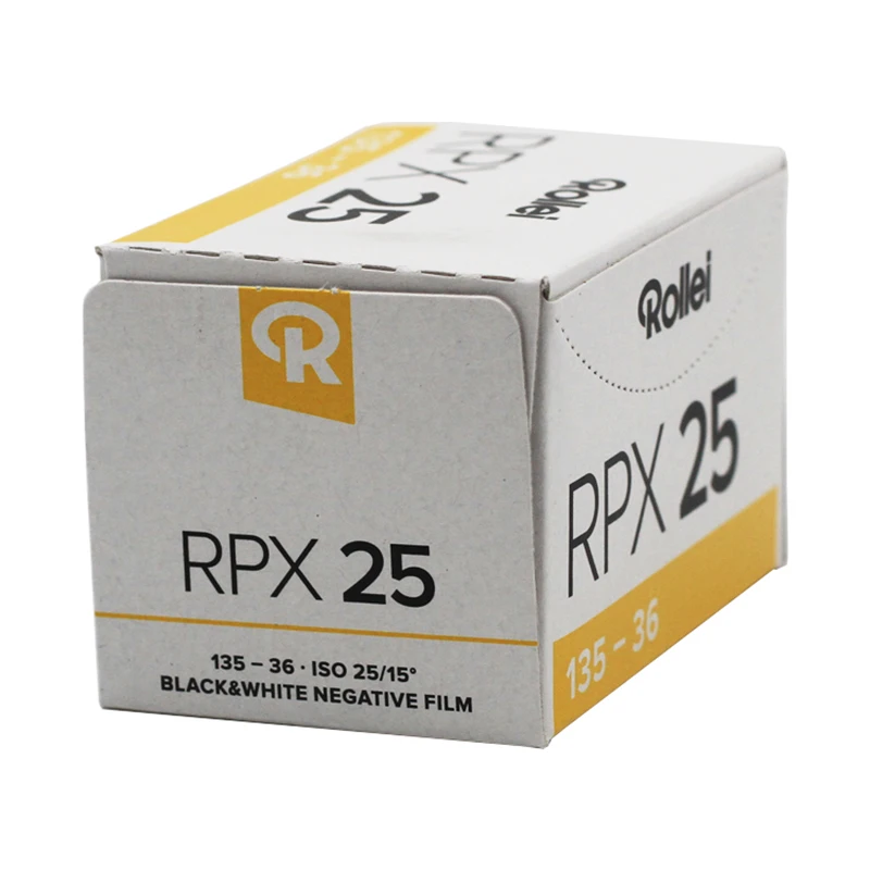 Rollei RPX 25 135 35mm Black And White Negative Film 36 Exposures/Roll 1-10 Rolls For Kodak M35  Camera (Expiry date:  2026)