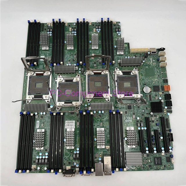 Для Supermicro Server Quad Socket R3 (LGA2011) Материнская плата DDR4 E7-4800 V4/V3 GbE LAN-порты X10QBL-4 3