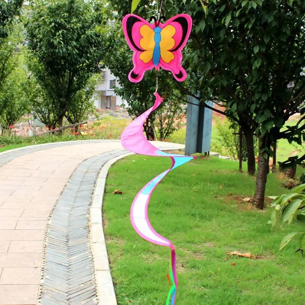 Vintage Colorful Animal Windmill No Toxic Hanging Diamond Rotate Windmill Antirust Spiral Windchimes Partie