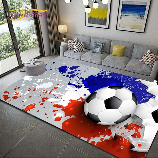 Alfombra de fútbol para decoración de sala de estar, alfombra de fútbol  para dormitorio, sala de estar, alfombra para puerta de entrada del Hogar,  alfombra para habitación de niños - AliExpress