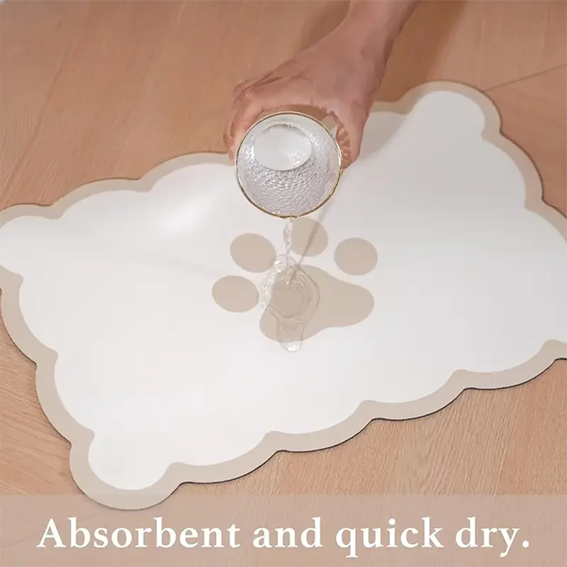 Absorbent Anti-Slip Pet Feeding Mat