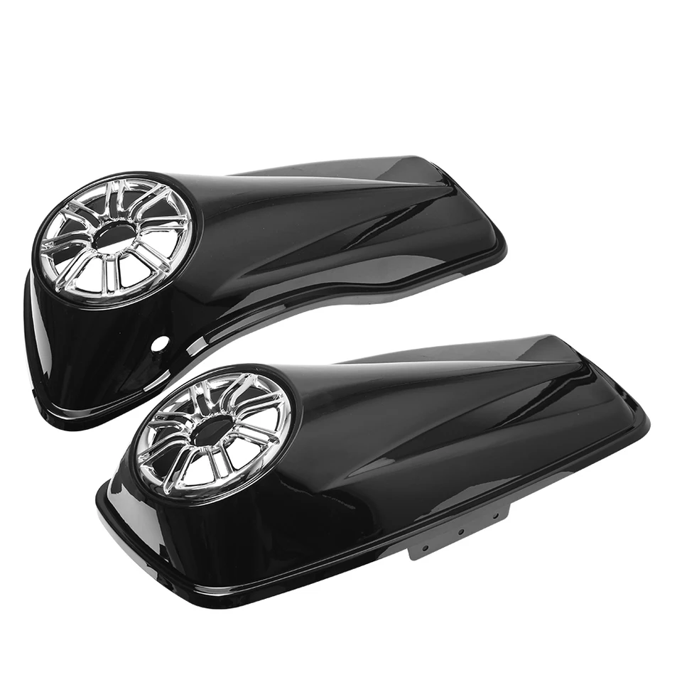 Moto nero lucido 6.5 coperchi per altoparlanti borsa laterale per Harley Touring CVO Electra Street Glide Road King Limed FLHTKSE 14-22  201355758