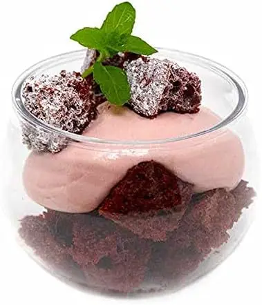 50/100PCS Round Dessert Cups Honey Pot Shape Jelly Tiramisu Yogurt Baking Appetizer Birthday Wedding Ice Cream Candy Snacks