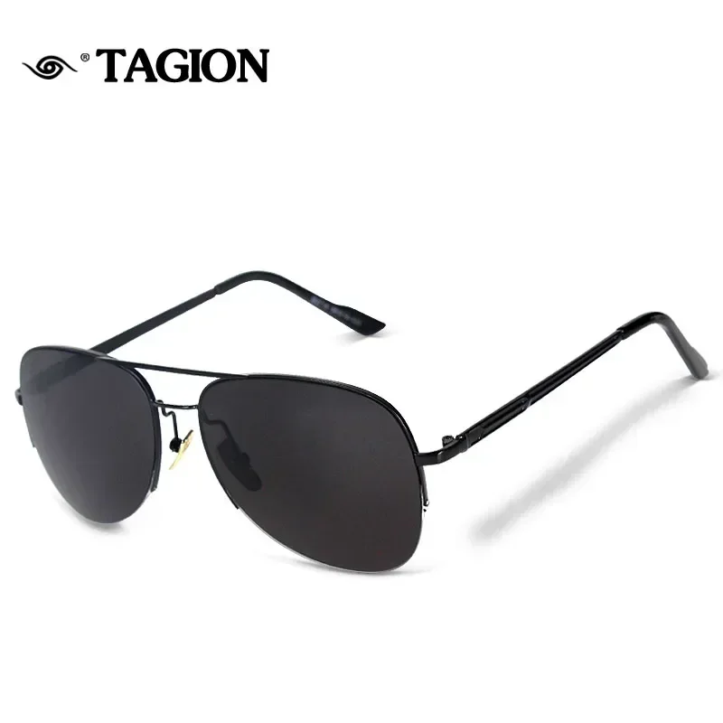 2026 TAGION Halbrandlose Sonnenbrillen für Herren, Damenmode-Brillen, Oculos Sonnenbrillen Feminino, Metallrahmen 2714