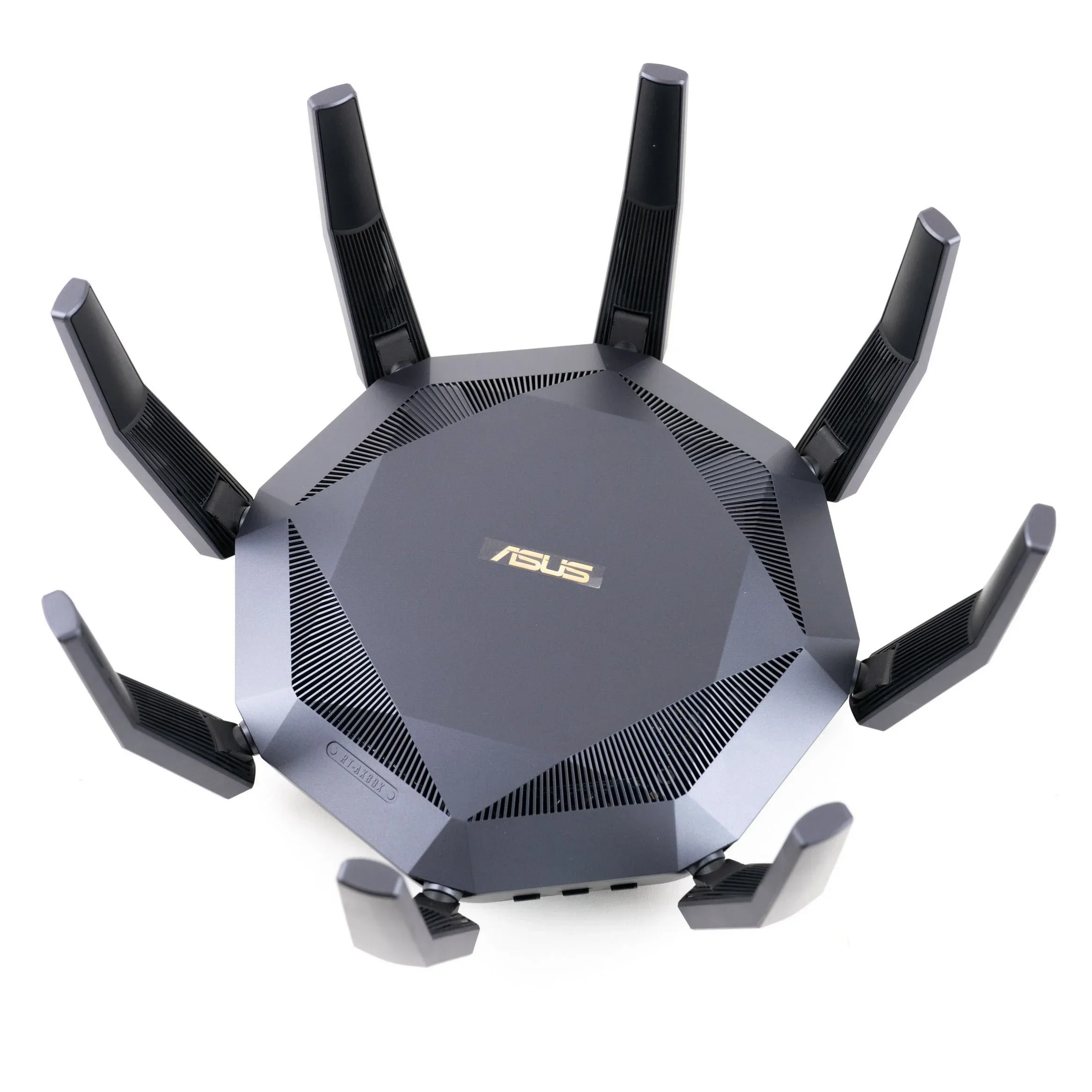 

Gaming Router ASUS RT-AX89X AX6000 Dual Band WiFi 6, 12-stream 6Gbps WiFi speed, Dual 10G ports, MU-MIMO OFDMA, AiProtection