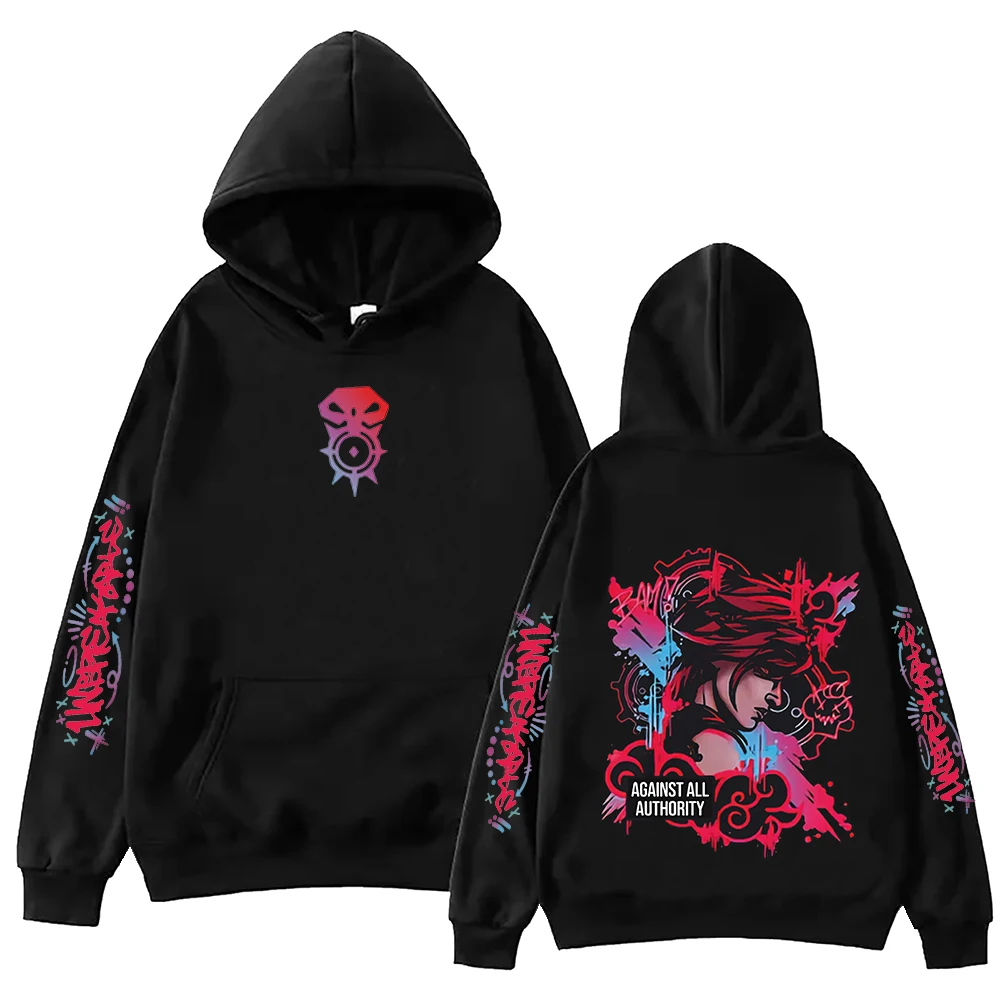 Anime Arcane Vi Graphic Hooded Men Women Casual Hoodies Classic Trendy Pullover Y2k Hip Hop Sweatshirt Harajuku Male Pullover