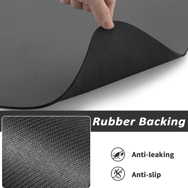Pet Feeding Mat Absorbent Dog Cat Mat for Food and Water Easy to Clean Pet Placemats Quick Dry Dog Mat for Messy Drinkers 5
