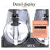 Double Cylinders Slush Machines Snow Melting Machine 110V/220v Ice Slusher Cold Drink Dispenser Smoothie Machine XRJ10Lx1 1pc 4