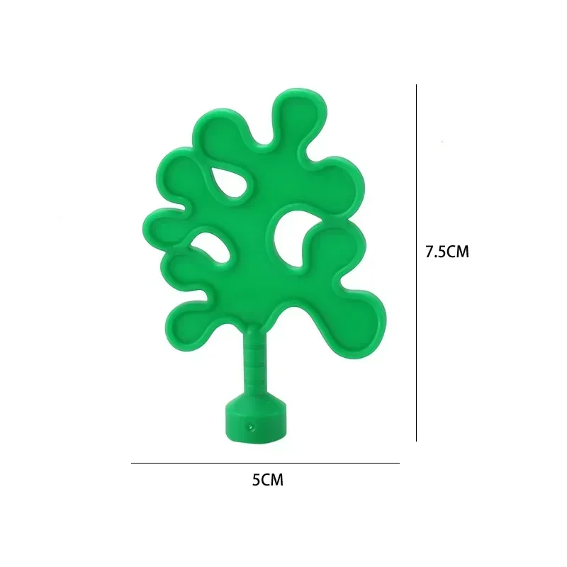 Outdoor Forest Building Block Set - Flower, Grass, and Tree Adornments for Kids
