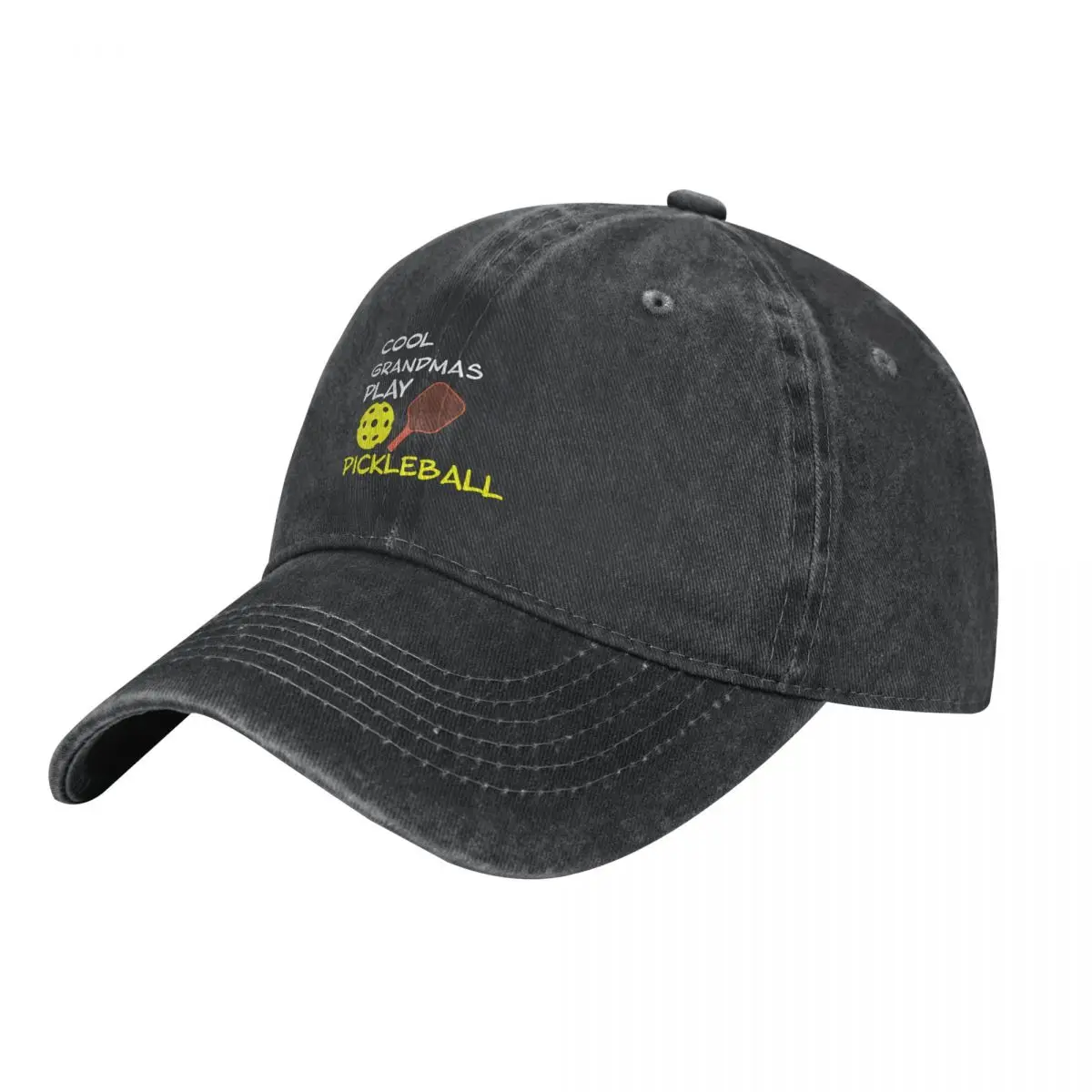 

Cool Grandmas Play Pickleball Cowboy Hat Luxury Cap foam party Hat Women's Hats Men's